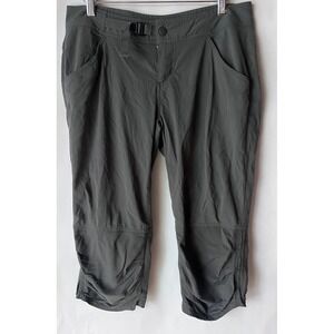 Prana Womens Gray Capri Pants‎ Outdoor Hiking Travel Size 6